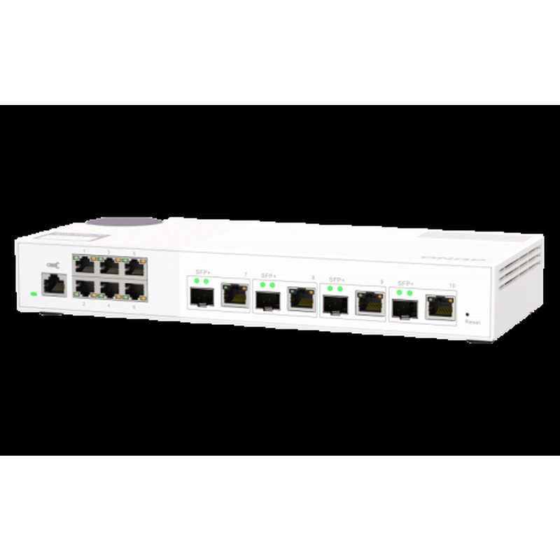 QNAP QSW-M2106-4C switch Gestionado L2 2.5G Ethernet (100/1000/2500) Blanco