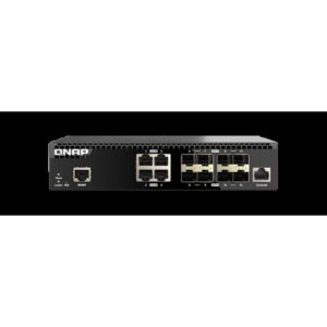 QNAP QSW-M3212R-8S4T switch Gestionado 10G Ethernet (100/1000/10000) 1U