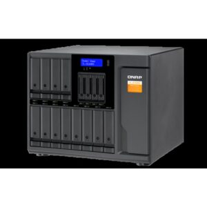 QNAP TL-D1600S caja para disco duro externo Carcasa de disco duro/SSD Negro, Gris 2.5/3.5"