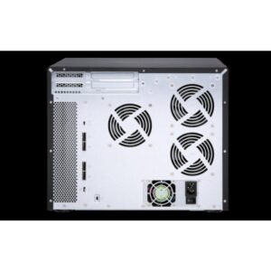 QNAP TL-D1600S caja para disco duro externo Carcasa de disco duro/SSD Negro, Gris 2.5/3.5"