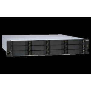 QNAP TL-R1200S-RP caja para disco duro externo Carcasa de disco duro/SSD Negro, Gris 2.5/3.5"