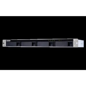 QNAP TL-R400S caja para disco duro externo Carcasa de disco duro/SSD Negro, Gris 2.5/3.5"