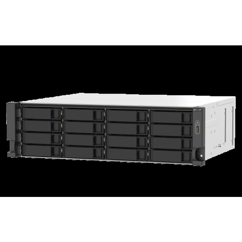 QNAP TS-1673AU-RP-16G servidor de almacenamiento NAS Bastidor (3U) Ethernet Negro, Gris V1500B - Imagen 5