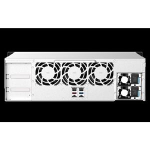 QNAP TS-1673AU-RP-16G servidor de almacenamiento NAS Bastidor (3U) Ethernet Negro, Gris V1500B