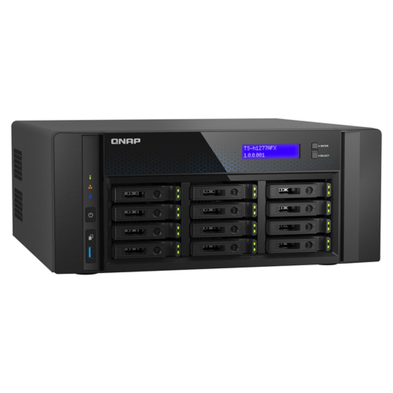 QNAP TS-H1277AFX-R7-32G servidor de almacenamiento NAS Torre AMD Ryzen™ 7 32 GB DDR5 0 TB QuTS hero Negro - Imagen 4