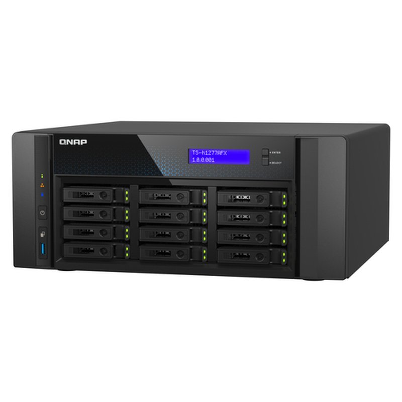 QNAP TS-H1277AFX-R7-32G servidor de almacenamiento NAS Torre AMD Ryzen™ 7 32 GB DDR5 0 TB QuTS hero Negro - Imagen 5