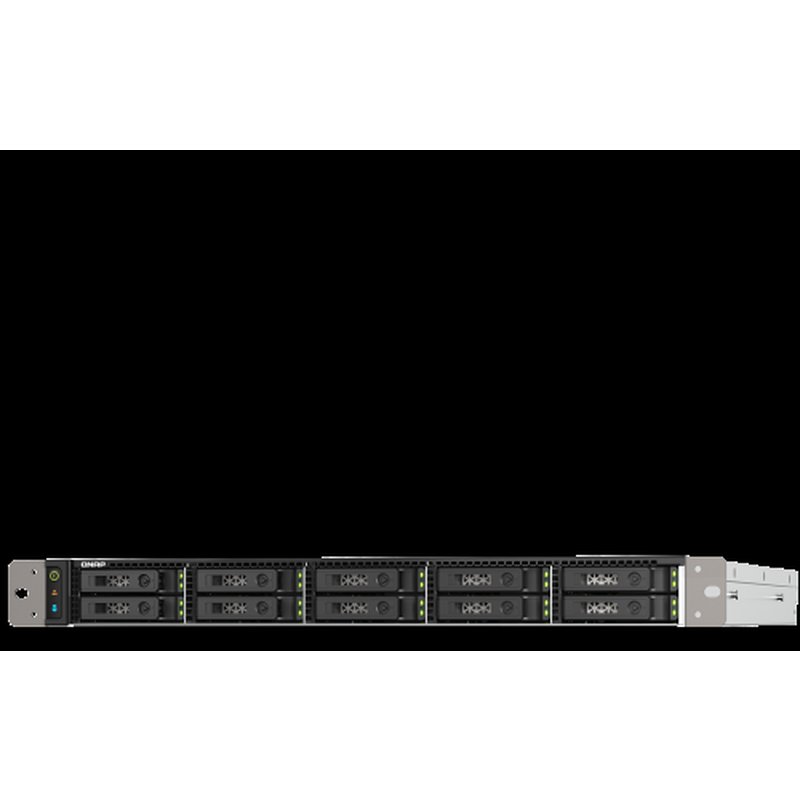 QNAP TS-h1090FU NAS Bastidor (1U) Ethernet Negro, Gris 7302P