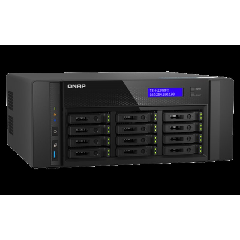 QNAP TS-h1290FX NAS Torre Ethernet Negro 7302P QNAP TS-h1290FX NAS Torre Ethernet Negro 7302P - Imagen 4