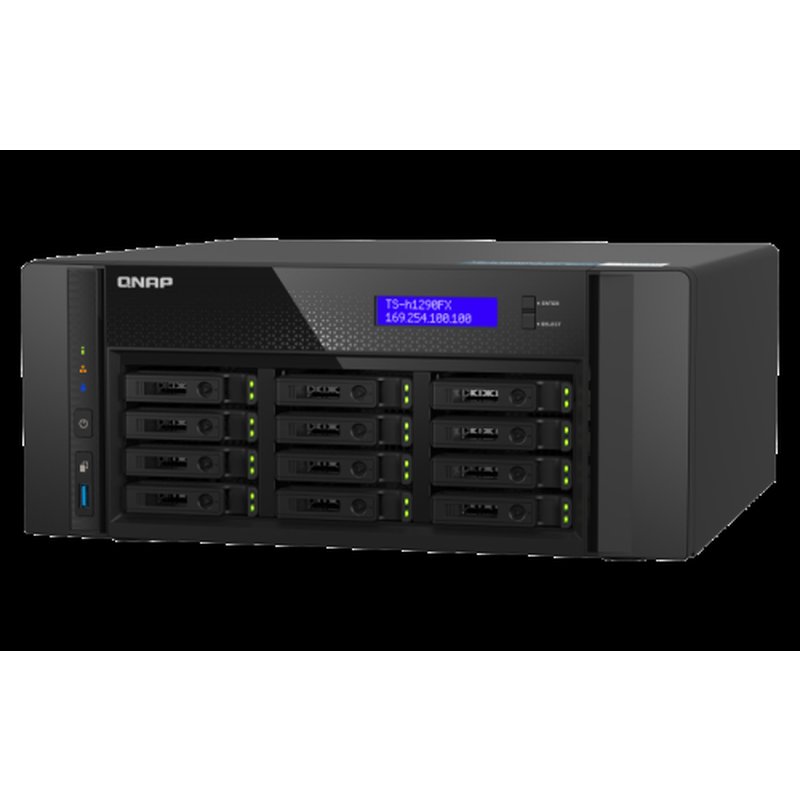 QNAP TS-h1290FX NAS Torre Ethernet Negro 7302P QNAP TS-h1290FX NAS Torre Ethernet Negro 7302P - Imagen 5