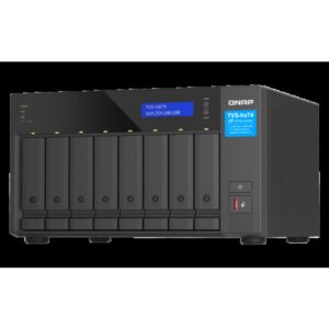 QNAP TVS-h874 NAS Torre Ethernet Negro i5-12400
