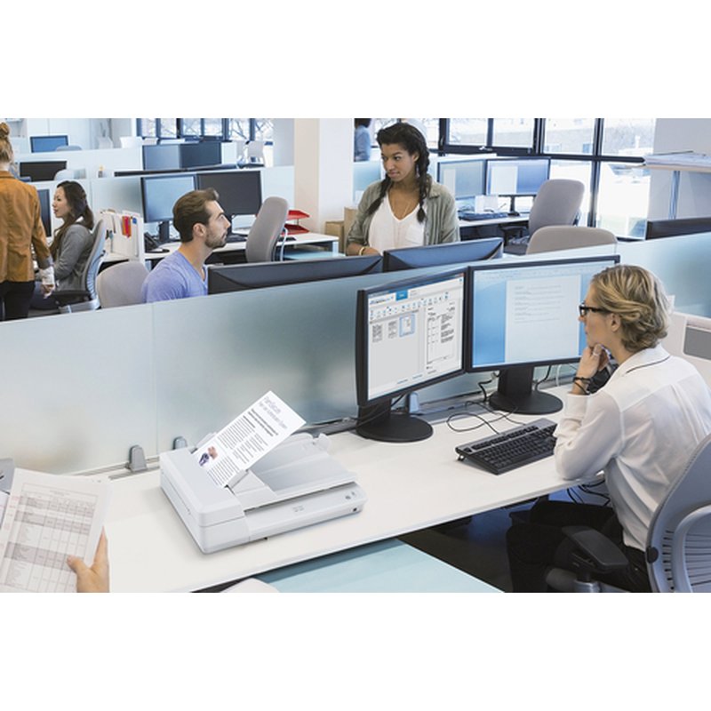 Ricoh SP-1425 Escáner de superficie plana y alimentador automático de documentos (ADF) 600 x 600 DPI A4 Blanco - Imagen 5