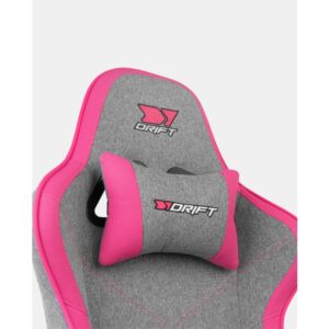 SILLA GAMING DRIFT DR90 PRO GRIS - ROSA SILLA GAMING DRIFT DR90 PRO GRIS - ROSA