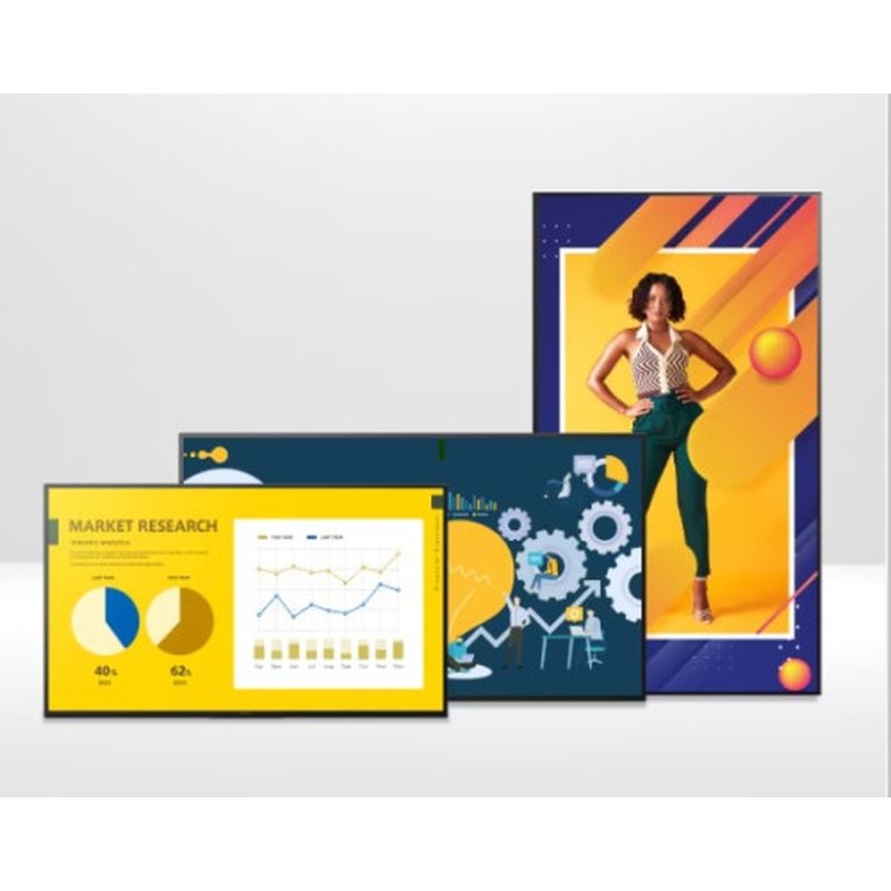 Sony FW-75EZ20L pantalla de señalización Pantalla plana para señalización digital 190,5 cm (75") LED Wifi 350 cd / m² 4K Ultra HD Negro Android 16/7