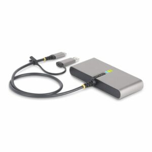 Alternative view of StarTech.com 5G2A1SGBB-USB-C-HUB base para portátil y replicador de puertos Alámbrico USB 3.2 Gen 1 (3.1 Gen 1) Type-C Gris