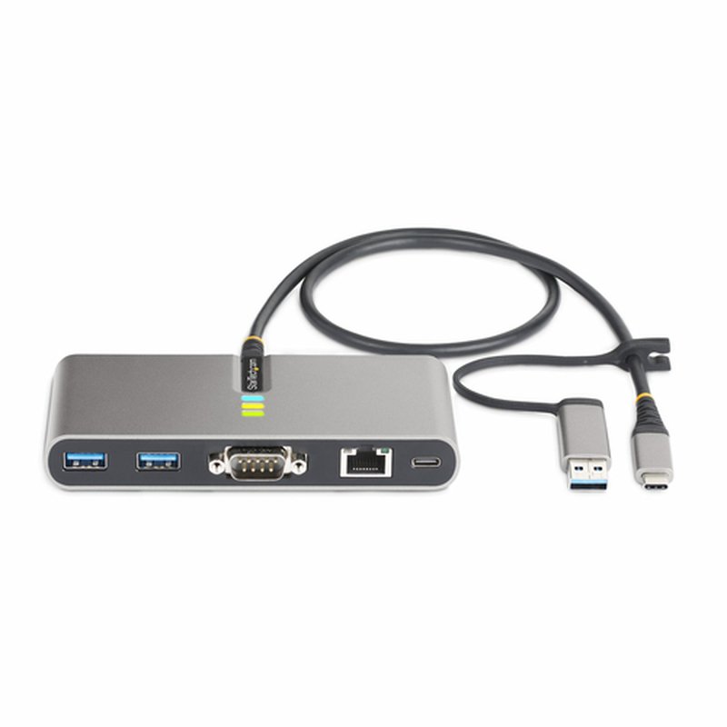 StarTech.com 5G2A1SGBB-USB-C-HUB base para portátil y replicador de puertos Alámbrico USB 3.2 Gen 1 (3.1 Gen 1) Type-C Gris - Imagen 3
