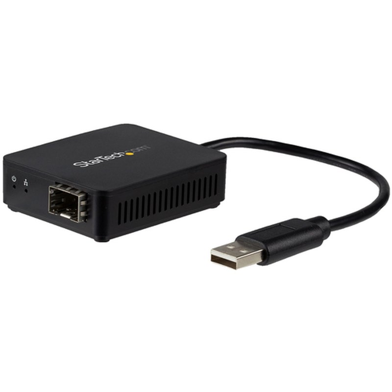StarTech.com Adaptador Conversor USB 2.0 a SFP Abierto Transceiver USB