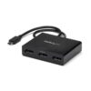 StarTech.com Adaptador Divisor MST USB-C a DisplayPort de 3 Puertos - Splitter MST USB Tipo C a 3 Puertos DisplayPort