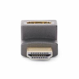 StarTech.com Adaptador HDMI 2.0 Acodado Hacia Arriba - Macho a Hembra - Adaptador HDMI en Ángulo Recto - Ahorrador de Puertos HDMI de Alta Velocidad 4K 60Hz