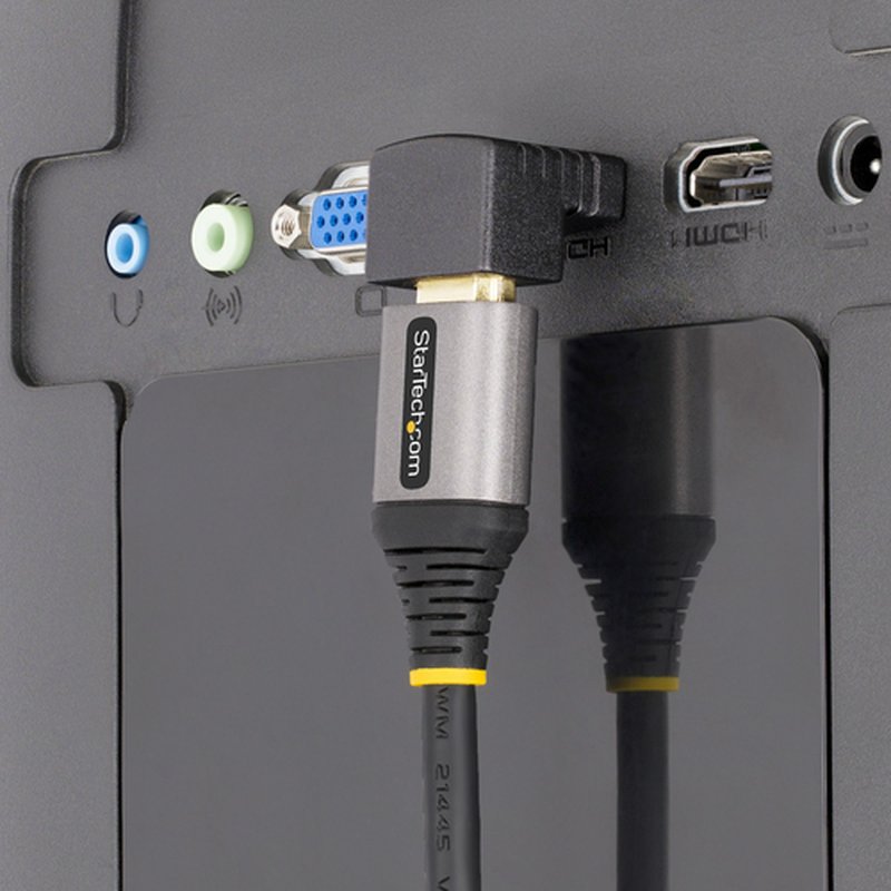 StarTech.com Adaptador HDMI 2.0 Acodado Hacia Arriba - Macho a Hembra - Adaptador HDMI en Ángulo Recto - Ahorrador de Puertos HDMI de Alta Velocidad 4K 60Hz - Imagen 6