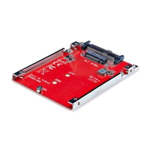 StarTech.com Adaptador M.2 a U.3 para SSDs M.2 NVMe - Conversor Adaptador de Host de Unidad M.2 PCIe a U.3 de 2,5 (SFF-TA-1001) - Cumple con TAA StarTech.com Adaptador M.2 a U.3 para SSDs M.2 NVMe - Conversor Adaptador de Host de Unidad M.2 PCIe a U.3 de 2,5 (SFF-TA-1001) - Cumple con TAA