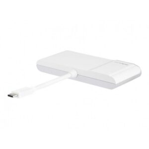 StarTech.com Adaptador Multipuertos USB-C para Ordenadores Portátiles - HDMI o VGA 4K - USB 3.0 - Blanco y Plateado