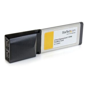 StarTech.com Adaptador Tarjeta FireWire 800 de 2 Puertos 9 pines ExpressCard/34 34mm 1394b