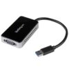 StarTech.com Adaptador de Vídeo Externo USB 3.0 a VGA con Hub USB 1 Puerto - Tarjeta Gráfica Cable - 1080p