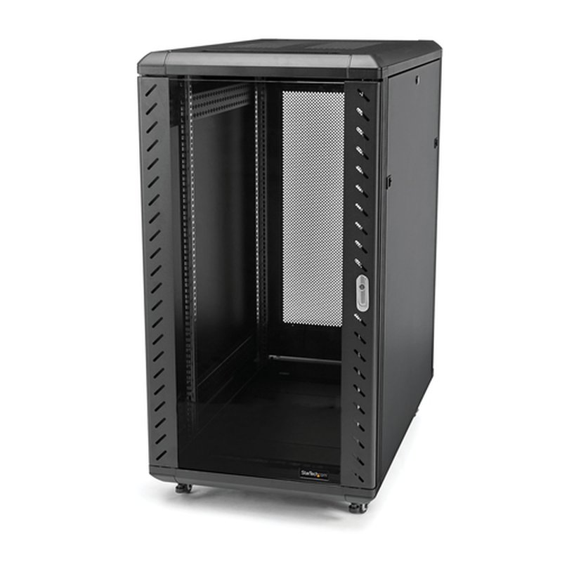 StarTech.com Armario Rack Servidores 18U con 4 Columnas - Profundidad Ajustable: 15,2cm a 81,2cm/6 a 32" - Sin Montar - con Cierre, Ruedas y Puerta de Vidrio - HP ProLiant ThinkServer StarTech.com Armario Rack Servidores 18U con 4 Columnas - Profundidad Ajustable: 15,2cm a 81,2cm/6 a 32" - Sin Montar - con Cierre, Ruedas y Puerta de Vidrio - HP ProLiant ThinkServer