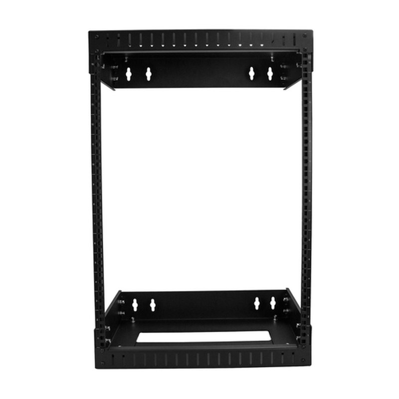 StarTech.com Armario Rack de Servidores de Marco Abierto 15U para Montaje en Pared - Profundidad Ajustable de 12 a 20" de Profundidad - Imagen 2