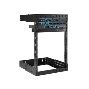 StarTech.com Armario Rack de Servidores de Marco Abierto 15U para Montaje en Pared - Profundidad Ajustable de 12 a 20" de Profundidad