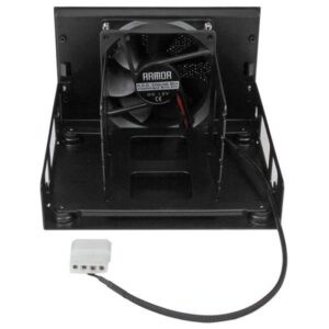 StarTech.com BRACKET425F panel bahía disco duro 2x 5,25" Panel de instalación Negro