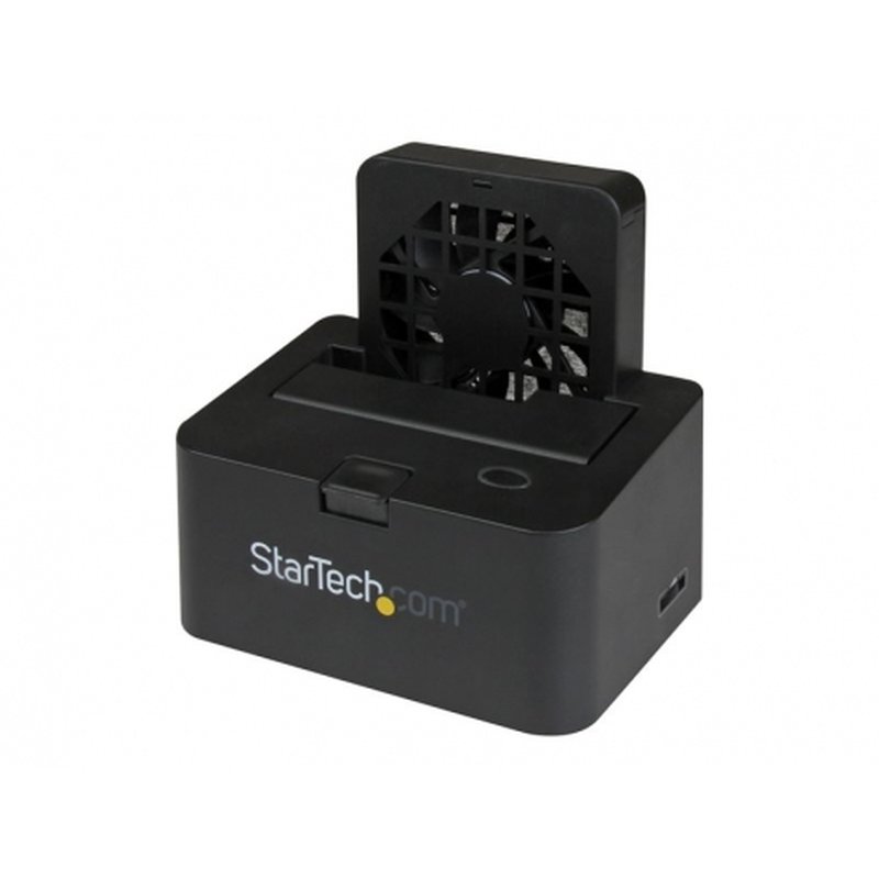 StarTech.com Base de Conexión Externa USB 3.0 UASP y eSATA con Ventilador para Disco Duro SATA III 6Gbps de 2,5 y 3,5 Pulgadas