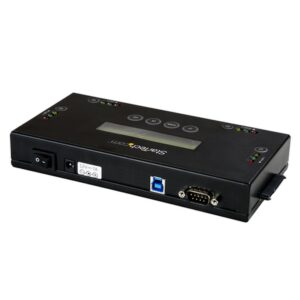 Alternative view of StarTech.com Borrador de 4 Bahías para Discos Duros y SSD SATA de 2,5" y 3,5" - Desinfectador Externo de Discos para Borrado Seguro con 9 Modos - Puerto RS232 - Cumple con NIST/DOD y TAA