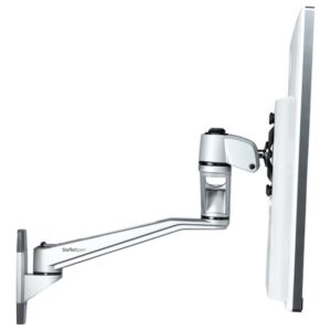 StarTech.com Brazo de Montaje en Pared para Soporte de Monitores VESA hasta 30" - con Brazo Articulado de 52cm - Premium
