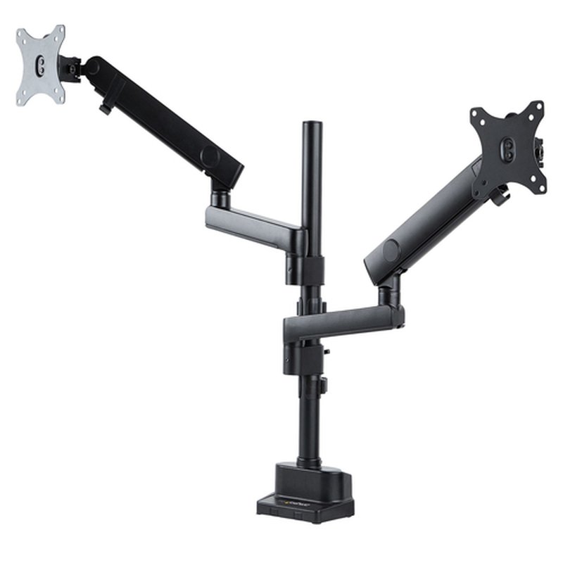 StarTech.com Brazo de Soporte para Dos Monitores - Base Soporte de Movimiento Articulado y Altura Ajustable para 2 Monitores VESA de hasta 32 Pulgadas 8kg - Grommet o Mordaza StarTech.com Brazo de Soporte para Dos Monitores - Base Soporte de Movimiento Articulado y Altura Ajustable para 2 Monitores VESA de hasta 32 Pulgadas 8kg - Grommet o Mordaza