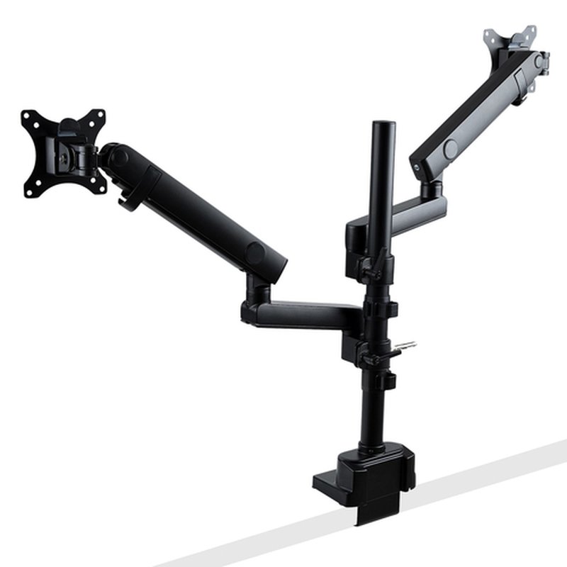 StarTech.com Brazo de Soporte para Dos Monitores - Base Soporte de Movimiento Articulado y Altura Ajustable para 2 Monitores VESA de hasta 32 Pulgadas 8kg - Grommet o Mordaza StarTech.com Brazo de Soporte para Dos Monitores - Base Soporte de Movimiento Articulado y Altura Ajustable para 2 Monitores VESA de hasta 32 Pulgadas 8kg - Grommet o Mordaza - Imagen 2