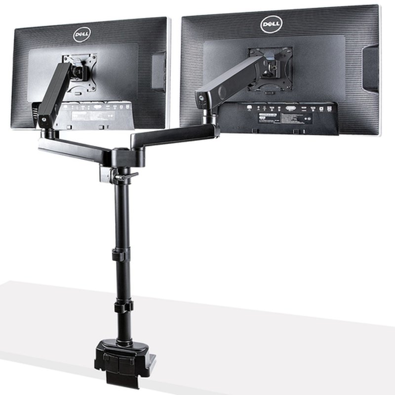 StarTech.com Brazo de Soporte para Dos Monitores - Base Soporte de Movimiento Articulado y Altura Ajustable para 2 Monitores VESA de hasta 32 Pulgadas 8kg - Grommet o Mordaza StarTech.com Brazo de Soporte para Dos Monitores - Base Soporte de Movimiento Articulado y Altura Ajustable para 2 Monitores VESA de hasta 32 Pulgadas 8kg - Grommet o Mordaza - Imagen 4