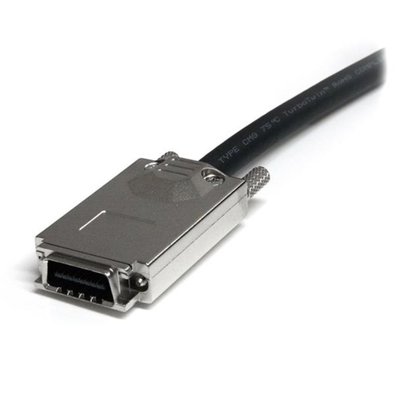 StarTech.com Cable 2m SAS Serial Attached SCSI SFF-8470 a SFF8470 Infiniband CX4 Molex LaneLink StarTech.com Cable 2m SAS Serial Attached SCSI SFF-8470 a SFF8470 Infiniband CX4 Molex LaneLink - Imagen 2