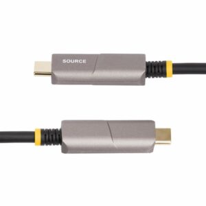 StarTech.com Cable Activo Óptico USB-C a HDMI 2.0 (AOC) de 9,15m - Conversor Adaptador Unidireccional USB Tipo C a HDMI - 4K60Hz - CL3