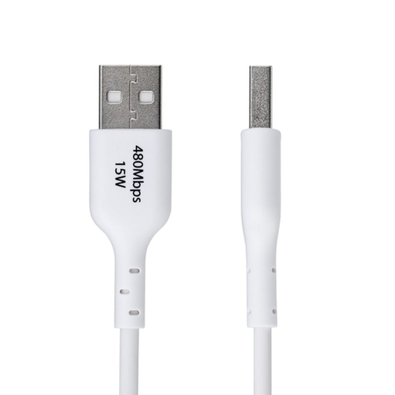 StarTech.com Cable Cargador USB-A a USB-C de 1m - Cable Adaptador USB-A a USB Tipo C - 3A - Cable de Carga y Sincronización - USB 2.0 - Recubrimiento de TPE - M/M - Blanco - Imagen 2