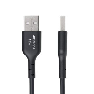 StarTech.com Cable Cargador USB-A a USB-C de 1m - Cable Adaptador USB-A a USB Tipo C - 3A - Cable de Carga y Sincronización - USB 2.0 - Recubrimiento de TPE - M/M - Negro StarTech.com Cable Cargador USB-A a USB-C de 1m - Cable Adaptador USB-A a USB Tipo C - 3A - Cable de Carga y Sincronización - USB 2.0 - Recubrimiento de TPE - M/M - Negro