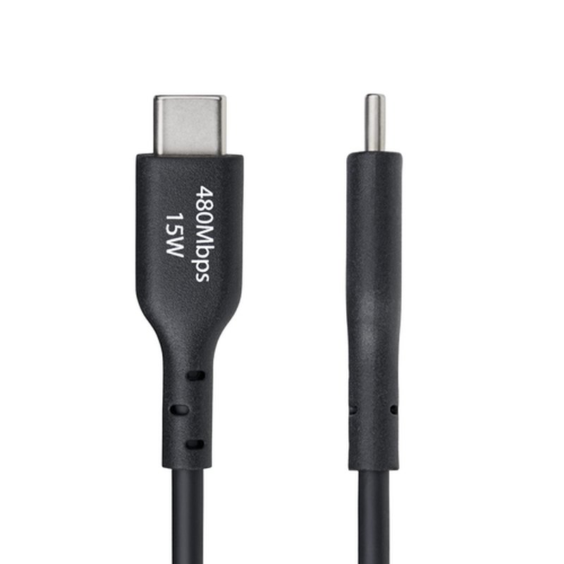 StarTech.com Cable Cargador USB-A a USB-C de 1m - Cable Adaptador USB-A a USB Tipo C - 3A - Cable de Carga y Sincronización - USB 2.0 - Recubrimiento de TPE - M/M - Negro StarTech.com Cable Cargador USB-A a USB-C de 1m - Cable Adaptador USB-A a USB Tipo C - 3A - Cable de Carga y Sincronización - USB 2.0 - Recubrimiento de TPE - M/M - Negro - Imagen 3