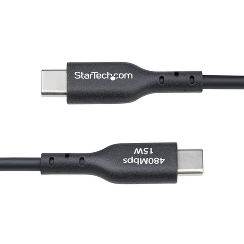 StarTech.com Cable Cargador USB-A a USB-C de 1m - Cable Adaptador USB-A a USB Tipo C - 3A - Cable de Carga y Sincronización - USB 2.0 - Recubrimiento de TPE - M/M - Negro StarTech.com Cable Cargador USB-A a USB-C de 1m - Cable Adaptador USB-A a USB Tipo C - 3A - Cable de Carga y Sincronización - USB 2.0 - Recubrimiento de TPE - M/M - Negro - Imagen 5