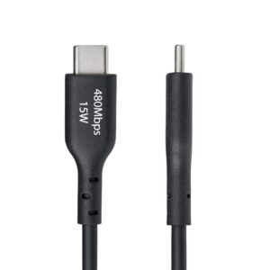 StarTech.com Cable Cargador USB-A a USB-C de 1m - Cable Adaptador USB-A a USB Tipo C - 3A - Cable de Carga y Sincronización - USB 2.0 - Recubrimiento de TPE - M/M - Negro StarTech.com Cable Cargador USB-A a USB-C de 1m - Cable Adaptador USB-A a USB Tipo C - 3A - Cable de Carga y Sincronización - USB 2.0 - Recubrimiento de TPE - M/M - Negro