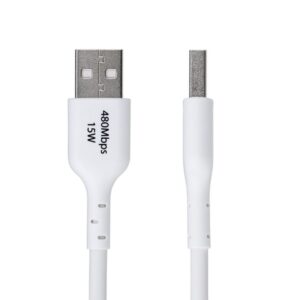 StarTech.com Cable Cargador USB-A a USB-C de 3m - Cable Adaptador USB-A a USB Tipo C - 3A - Cable de Carga y Sincronización - USB 2.0 - Recubrimiento de TPE - M/M - Blanco