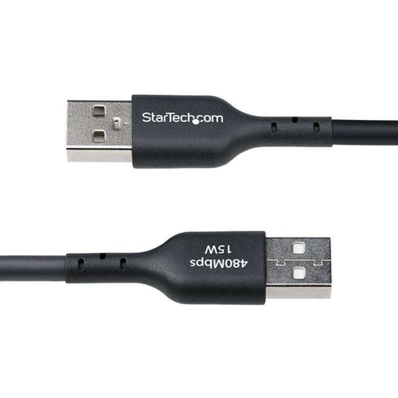 StarTech.com Cable Cargador USB-A a USB-C de 4m - Cable Adaptador USB-A a USB Tipo C - 3A - Cable de Carga y Sincronización - USB 2.0 - Recubrimiento de TPE - M/M - Negro - Imagen 4