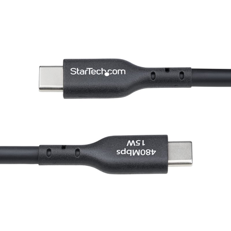 StarTech.com Cable Cargador USB-A a USB-C de 4m - Cable Adaptador USB-A a USB Tipo C - 3A - Cable de Carga y Sincronización - USB 2.0 - Recubrimiento de TPE - M/M - Negro - Imagen 5