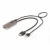 StarTech.com Cable Conversor Adaptador Activo de 30cm HDMI 2.1 a DisplayPort 1.4 - 8K60Hz - Alimentado por el Bus USB - Cable Incluido