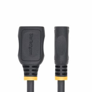 StarTech.com Cable HDMI 2.0 de Extensión Alargador de 6ft (2m) - Cable HDMI de Alta Velocidad Ahorrador de Puertos - 4K 60Hz - Cable Extensor HDMI Macho a Hembra