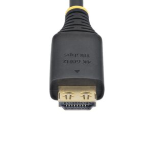 StarTech.com Cable HDMI de Alta Velocidad de 1,8m con Conectores con Agarre - 4K 60Hz/1440p 144Hz - HDR10/HDCP 2.2/ARC - 18Gbps - Cable HDMI 2.0 - Recubrimiento de TPE StarTech.com Cable HDMI de Alta Velocidad de 1,8m con Conectores con Agarre - 4K 60Hz/1440p 144Hz - HDR10/HDCP 2.2/ARC - 18Gbps - Cable HDMI 2.0 - Recubrimiento de TPE